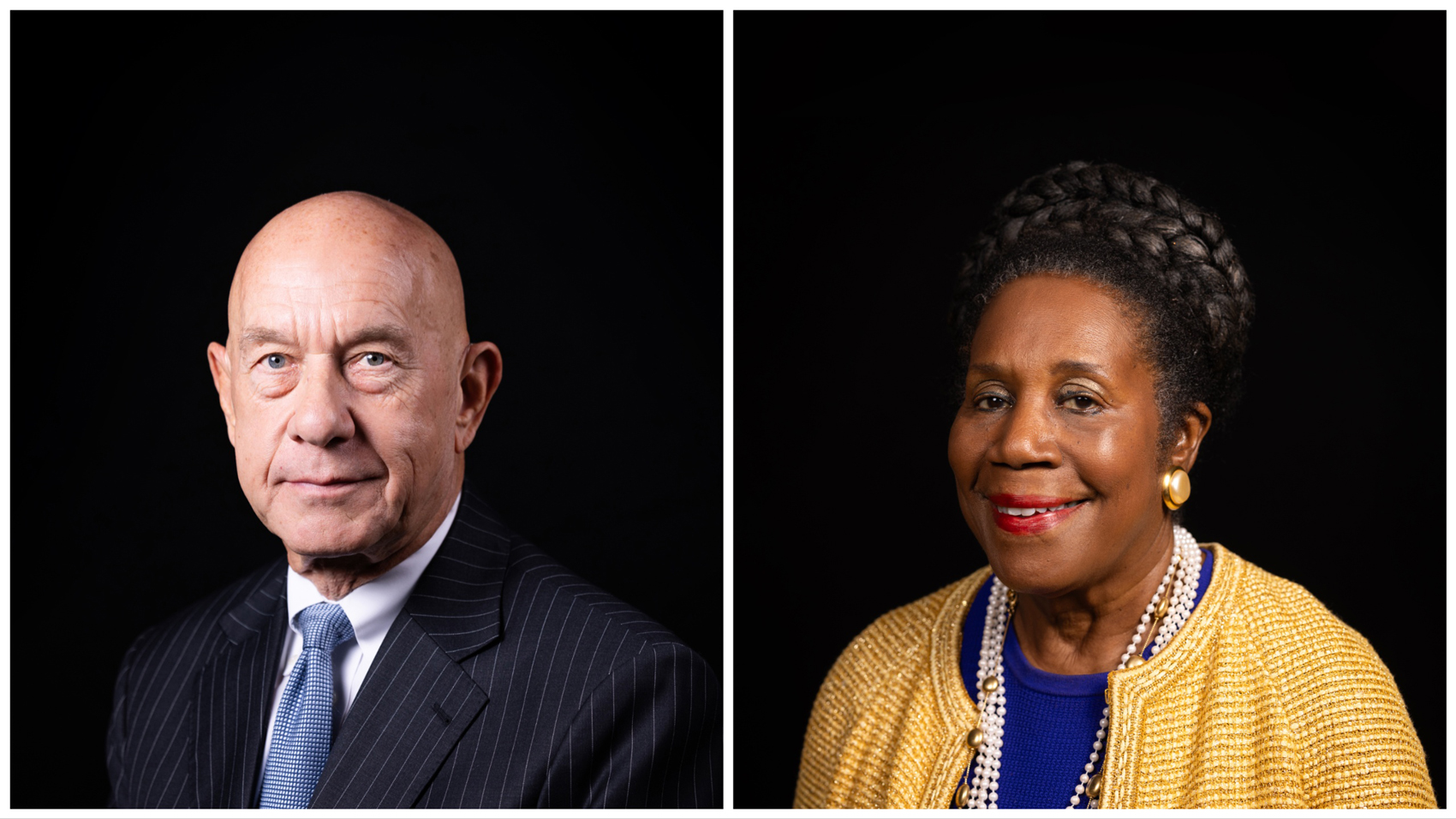State Sen. John Whitmire, left, and U.S. Rep. Sheila Jackson Lee are headed for a Dec. 9 runoff, according to early and absentee voting results.