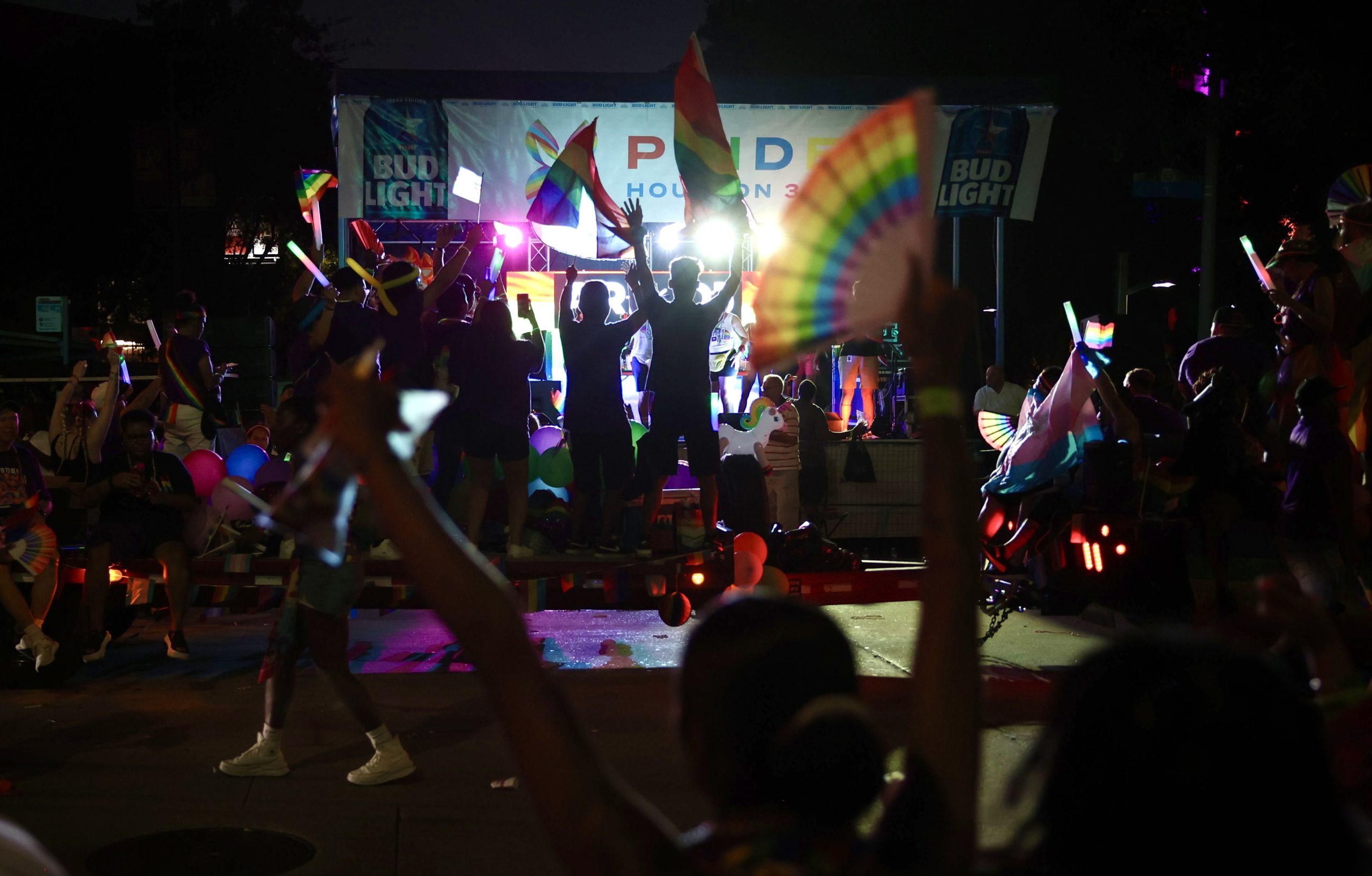 Revelers enjoy the 2023 Houston Pride Parade
