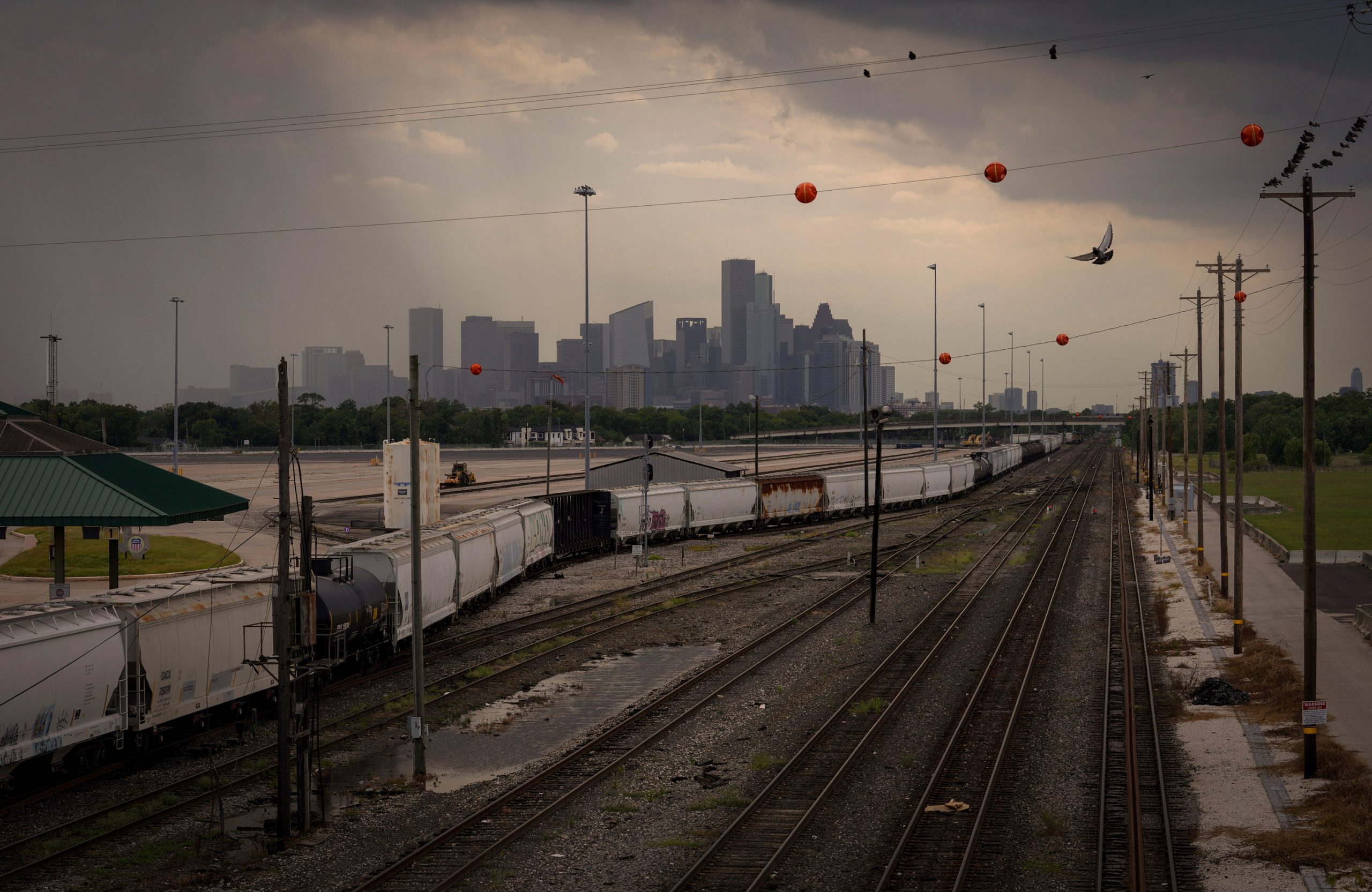 Union Pacific's Englewood rail yard in Houston