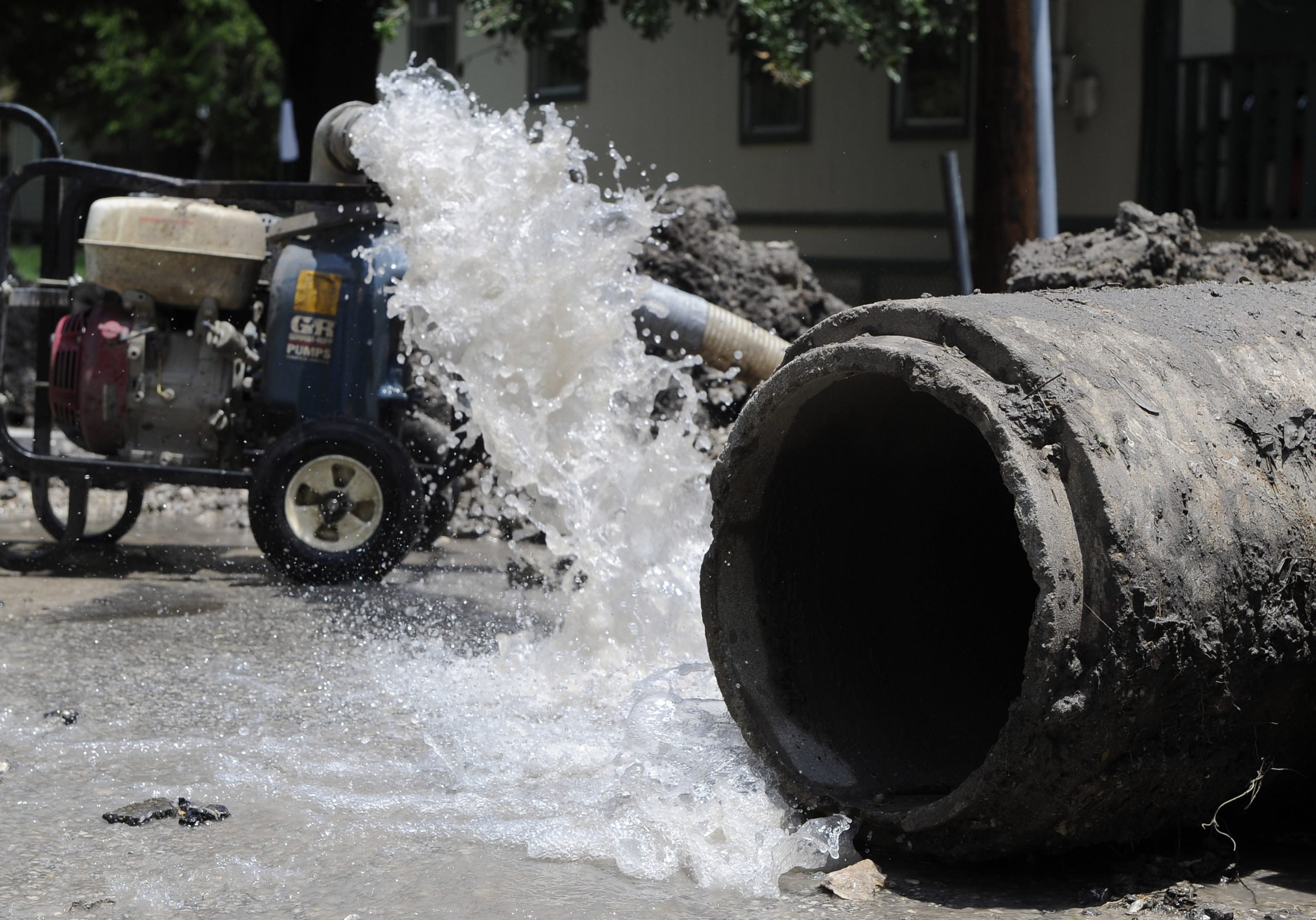 Broken water main. The city of Houston is receiving 500 calls per week for water leaks.