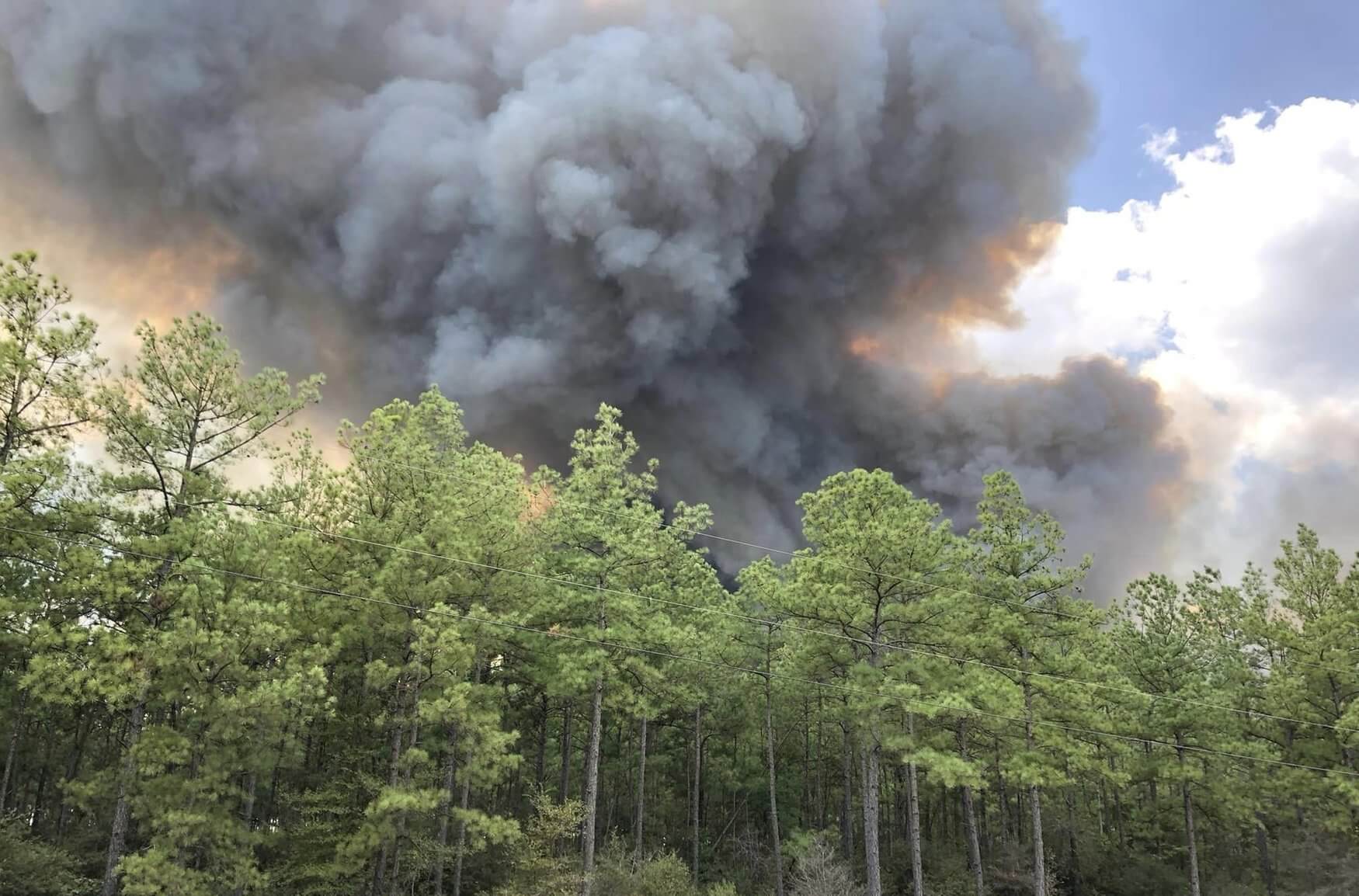 The Game Preserve Fire in Walker County near Huntsville grew rapidly to 4,254 acres.
